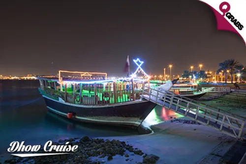 For QR100 Child/QR175 Adult, Take to the Water with a Dinner Dhow Cruise! (QR200/QR350 Value)